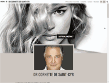 Tablet Screenshot of cornettedesaintcyr.com