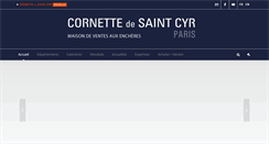 Desktop Screenshot of cornettedesaintcyr.fr