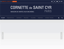 Tablet Screenshot of cornettedesaintcyr.fr